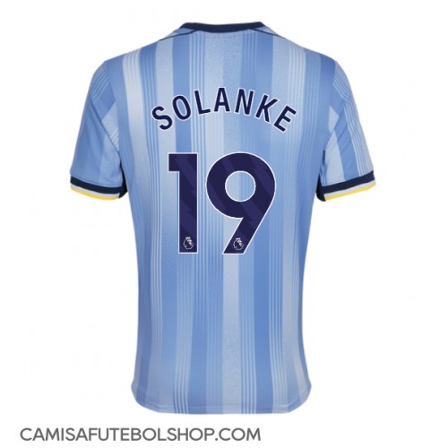 Camisa de time de futebol Tottenham Hotspur Dominic Solanke #19 Replicas 2º Equipamento 2024-25 Manga Curta